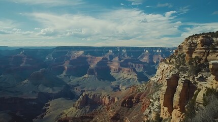 Fototapeta premium Great view of the Grand Canyon National Park Arizona United States California Desert : Generative AI
