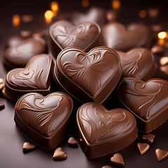 heart chocolate