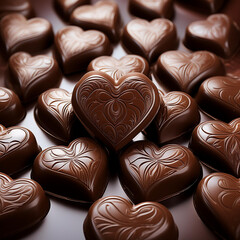 heart chocolate