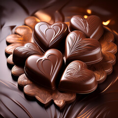 heart chocolate