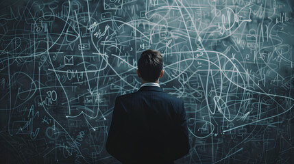 bad complex messy management or organization, chaotic decision tree, complicated business process