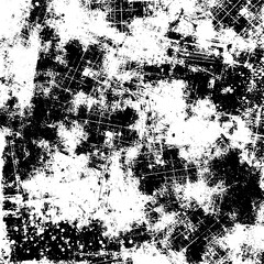 Monochrome grunge distress texture. Scratch dirty texture background. Abstract messy background.