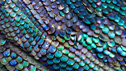 Obraz premium colorful reptile skin abstract
