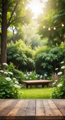 Obraz premium bench in the park