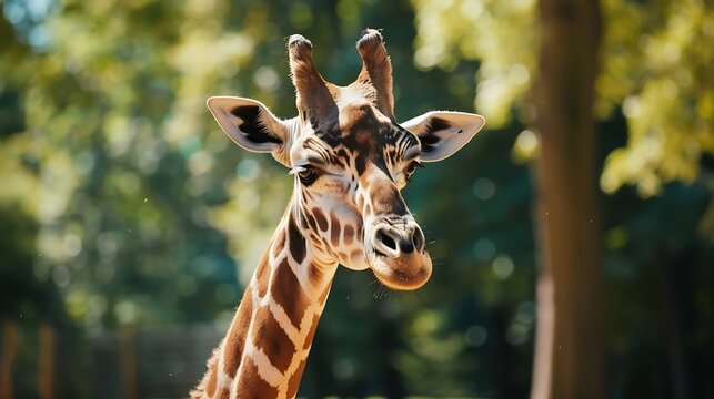 animal in a wildlife parc : Generative AI
