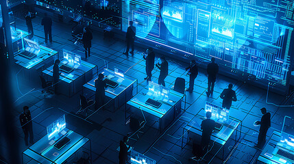 Incident Response and Cybersecurity Operations, incident response and cybersecurity operations with an image showing security teams coordinating response efforts during a cyber attack