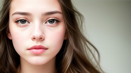 Obraz premium a woman with long hair