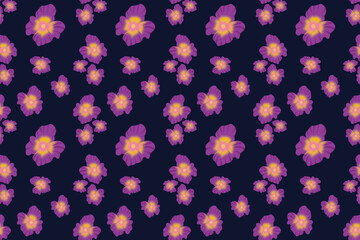 colorful flower vector. 