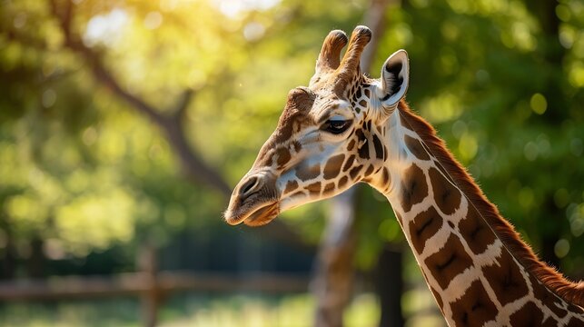 animal in a wildlife parc : Generative AI
