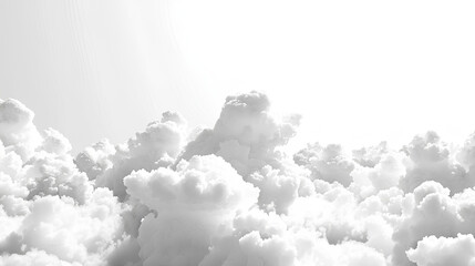 Scenic white clouds atmospheric 