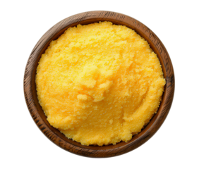 Polenta isolated on transparent background