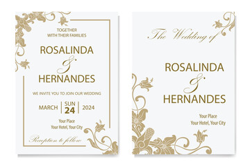 The Blooms Greenery Floral Foliage Ornament Corner Text Separator Elegance Frame for Invitations