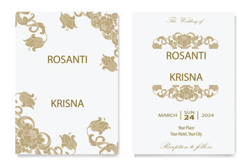 The Blooms Greenery Floral Foliage Ornament Corner Text Separator Elegance Frame for Invitations