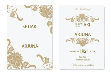 The Blooms Greenery Floral Foliage Ornament Corner Text Separator Elegance Frame for Invitations