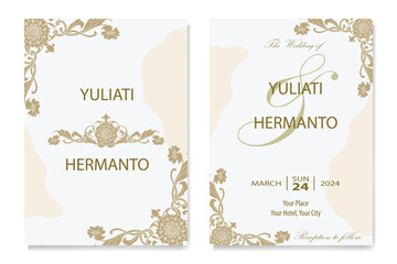 The Blooms Greenery Floral Foliage Ornament Corner Text Separator Elegance Frame for Invitations