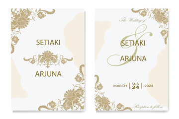 The Blooms Greenery Floral Foliage Ornament Corner Text Separator Elegance Frame for Invitations