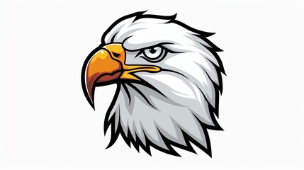 Fototapeta premium Golden eagle hawk. Portrait of a bird of prey photography