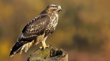 Golden eagle hawk. Portrait of a bird of prey photography