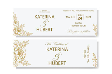 The Blooms Greenery Floral Foliage Ornament Corner Text Separator Elegance Frame for Invitations