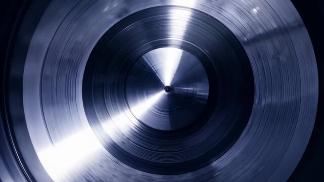close up of record