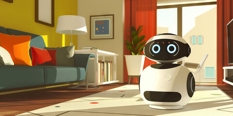 How Home Robots Enhance Home Safety and Security - Imagine a scene where a home robot enhances home security by monitoring for intruders, detecting hazards, and alerting occupants to potential dangers
