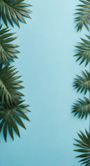 palm tree leaves