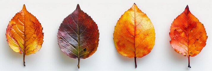 Obraz premium Autumn Leaves - Three Stages of Fall Color