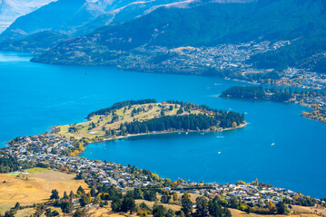 Fototapeta premium Kelvin Peninsula in Queenstown - New Zealand