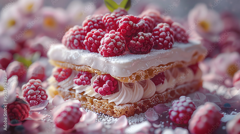 Wall mural semifreddo,a semi-frozen italian dessert