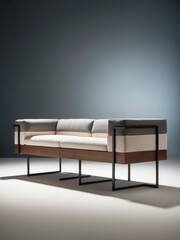 modern furniture in a minimalist format, highlighting contemporary style with focused task lighting.