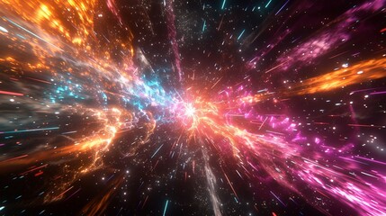 Fototapeta premium travel through space