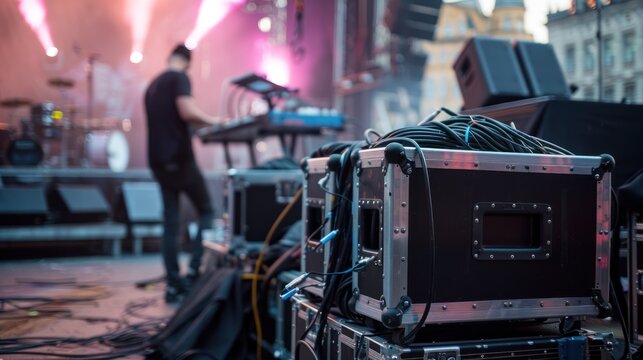 Behind the Scenes of a Music Concert