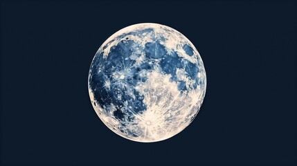 close up of full moon, Astronomy background