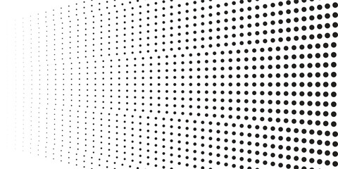 Abstract grunge grid polka dot halftone background pattern. Spotted black and white line illustration. Textures.