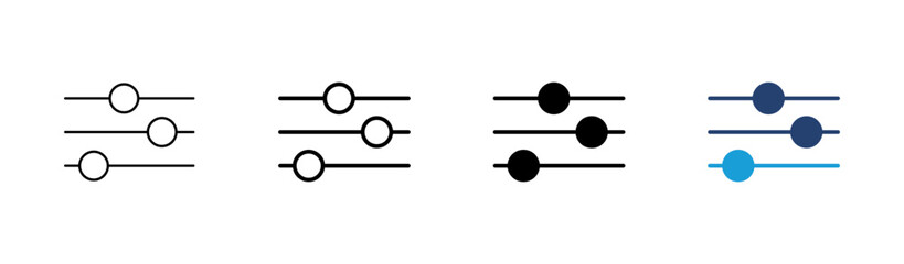 setting Icon set. Cog settings Icon Symbol