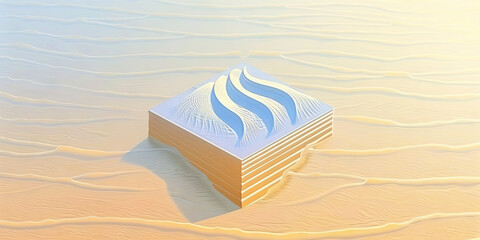 A modern blue and white logo, with clean lines and minimalistic design, conveys trust and reliability in a world of competitors