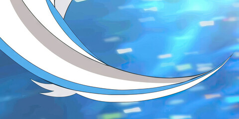 A modern blue and white logo, with clean lines and minimalistic design, conveys trust and reliability in a world of competitors