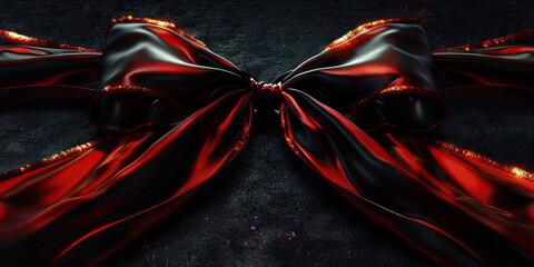 An eye-catching orange ribbon, trimmed in gold, stands out boldly, announcing the importance of a particular occasion