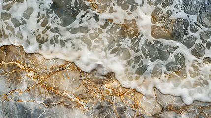 natural texture of agitated sea surface