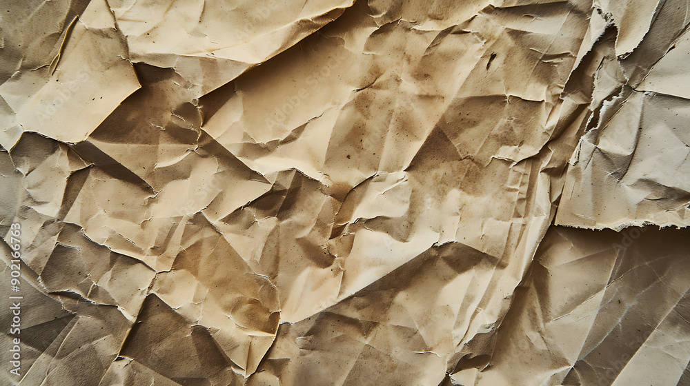 Poster paper texture cardboard background close-up. grunge old paper surface texture