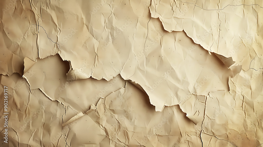 Poster a ripped paper texture. good template for projects.