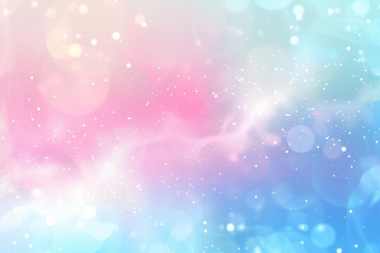 Abstract gradient smooth Blurred Bokeh pastel pink and blue image