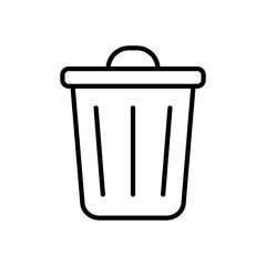 Trash icon vector design templates simple and modern concept