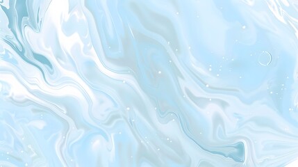 Fototapeta premium Abstract blue and white marbled background.