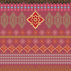 American Style Fabric Seamless Pattern Digital File,Fabric Pattern,Seamless Pattern