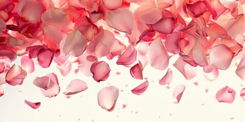 Blossoming Pink Petals in Motion