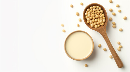 Exploring Traditional Methods of Making Soy Milk From Fresh Soybeans in a Minimalist Kitchen Setting