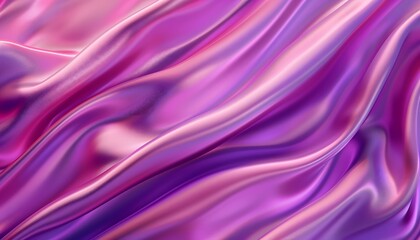 Obraz premium purple satin wave background vector
