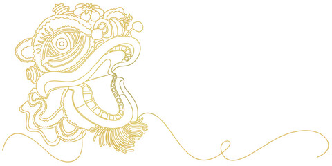 chinese lion dance vector design, eps 2 © Art Ris