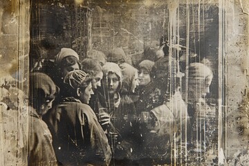 Crowd of People in a Busy Train Station